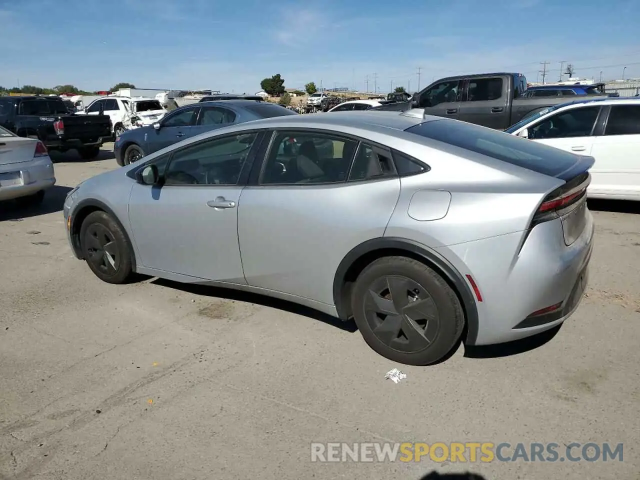 2 Photograph of a damaged car JTDACAAU8P3004633 TOYOTA PRIUS 2023