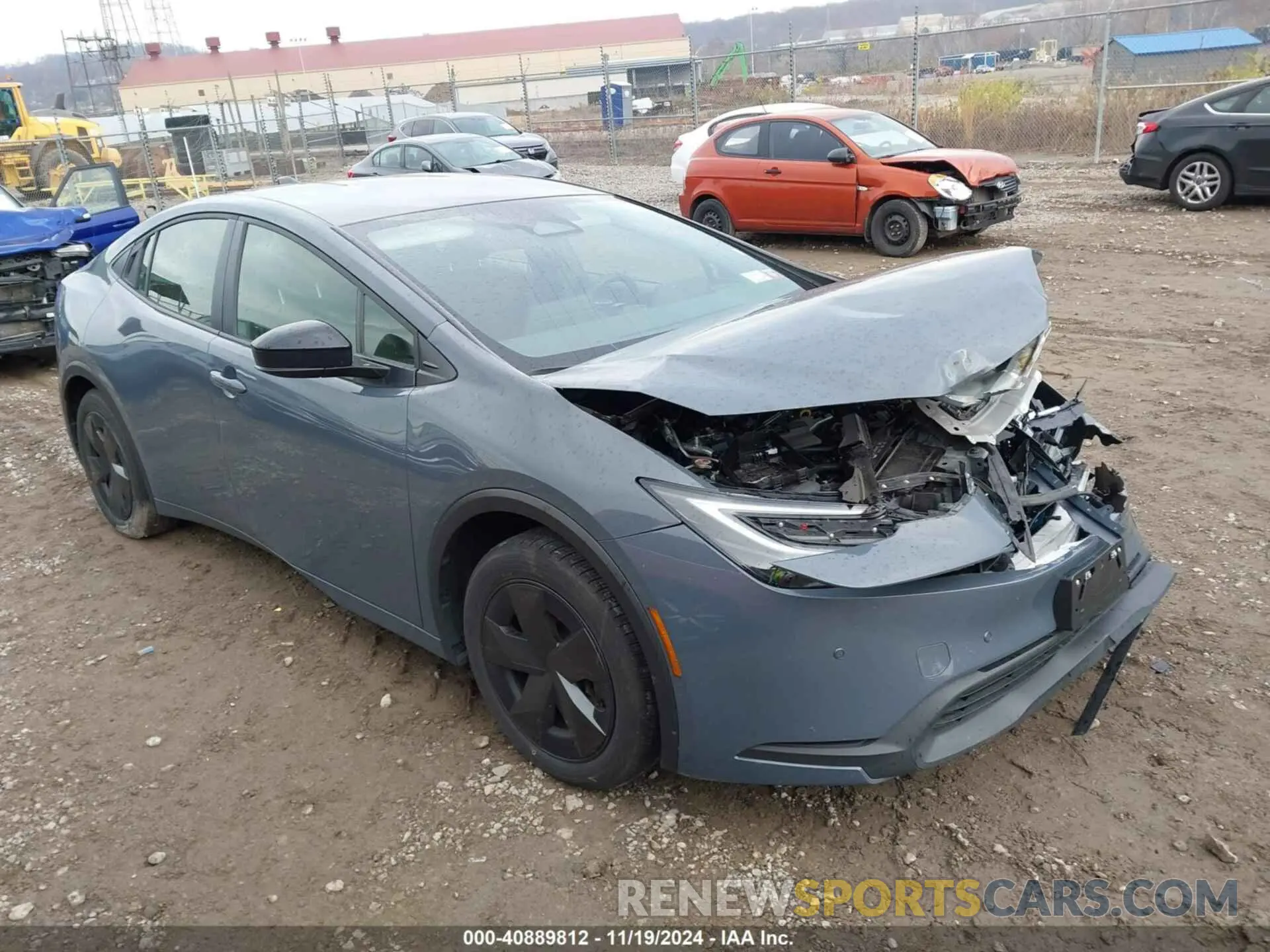 1 Photograph of a damaged car JTDACAAU8P3008326 TOYOTA PRIUS 2023