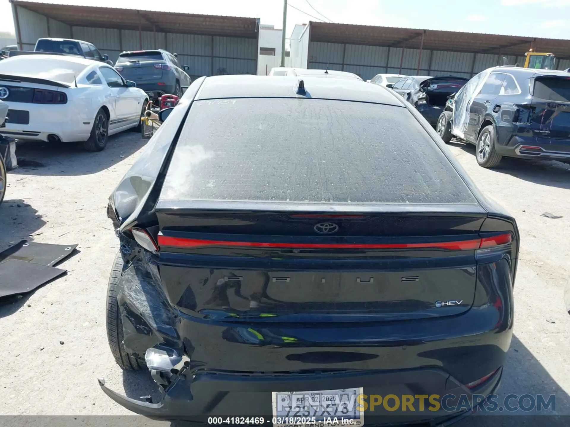 16 Photograph of a damaged car JTDACAAUXP3008201 TOYOTA PRIUS 2023