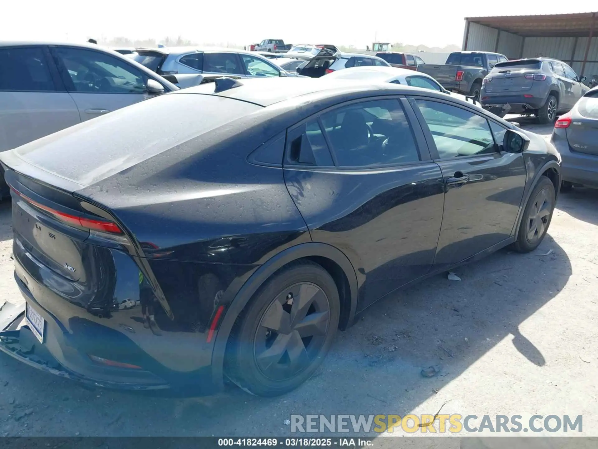 4 Photograph of a damaged car JTDACAAUXP3008201 TOYOTA PRIUS 2023