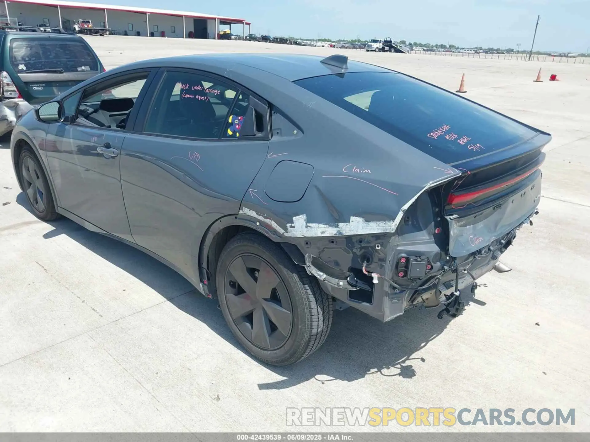 3 Photograph of a damaged car JTDACAAUXP3008831 TOYOTA PRIUS 2023