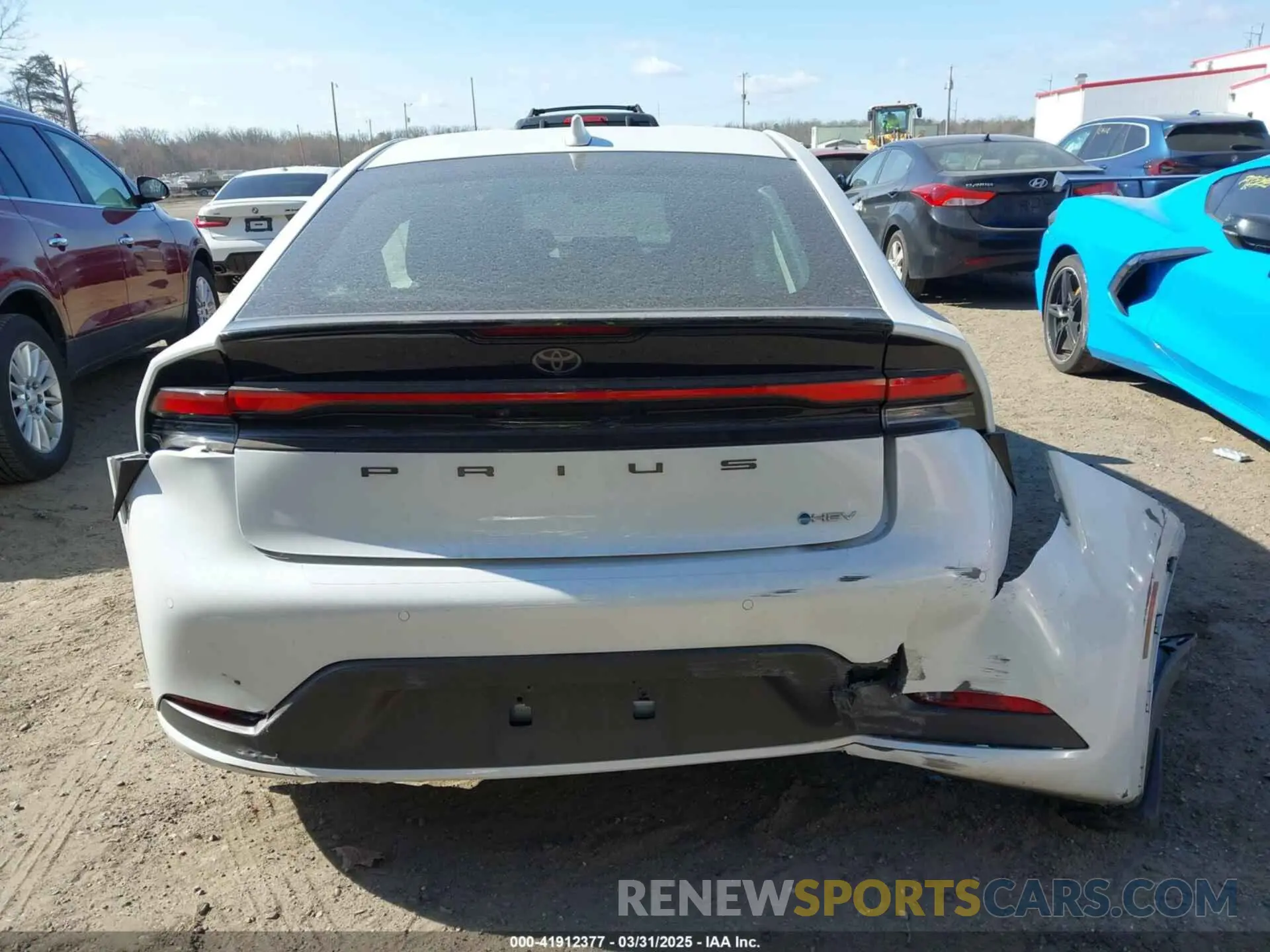 16 Фотография поврежденного автомобиля JTDACAAUXP3010983 TOYOTA PRIUS 2023