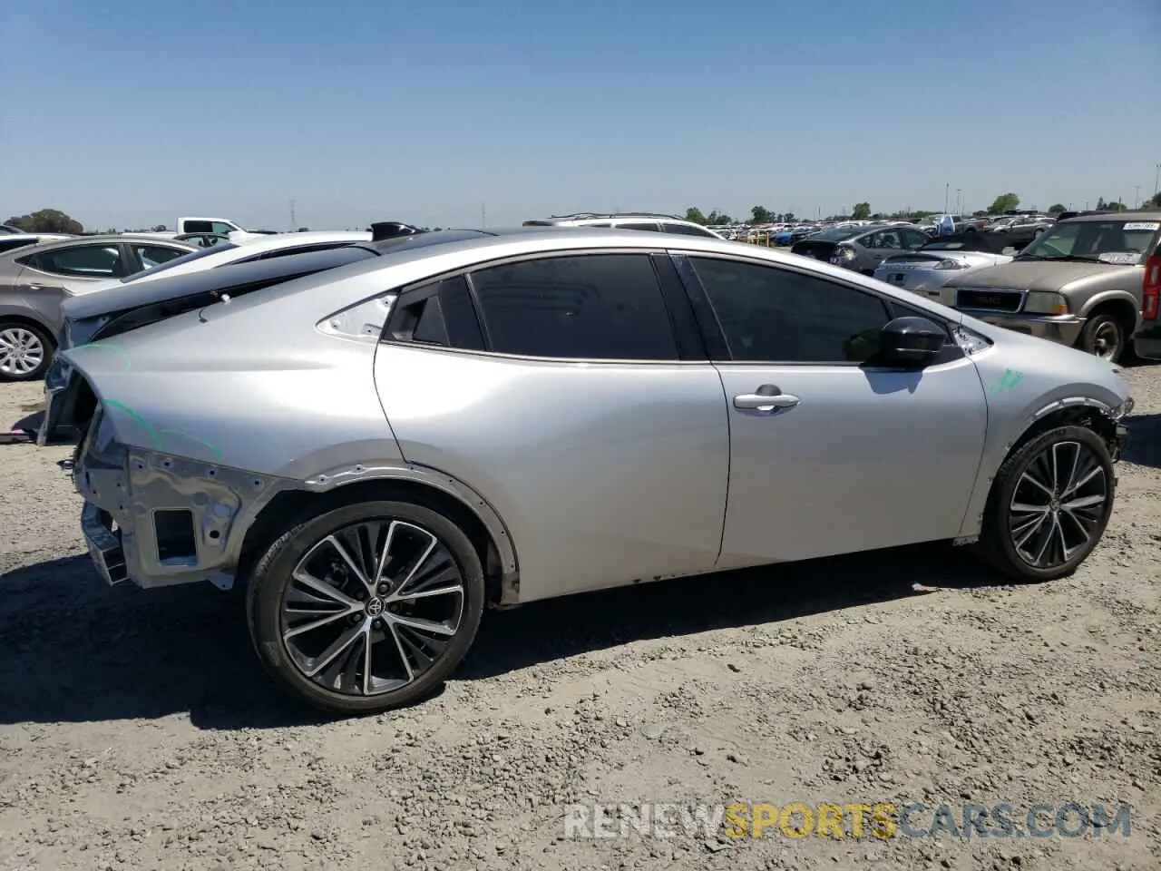3 Photograph of a damaged car JTDACAAUXP3013270 TOYOTA PRIUS 2023