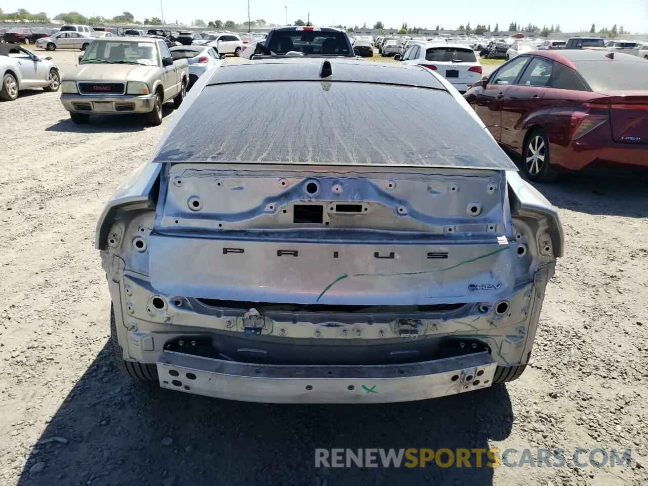 6 Photograph of a damaged car JTDACAAUXP3013270 TOYOTA PRIUS 2023