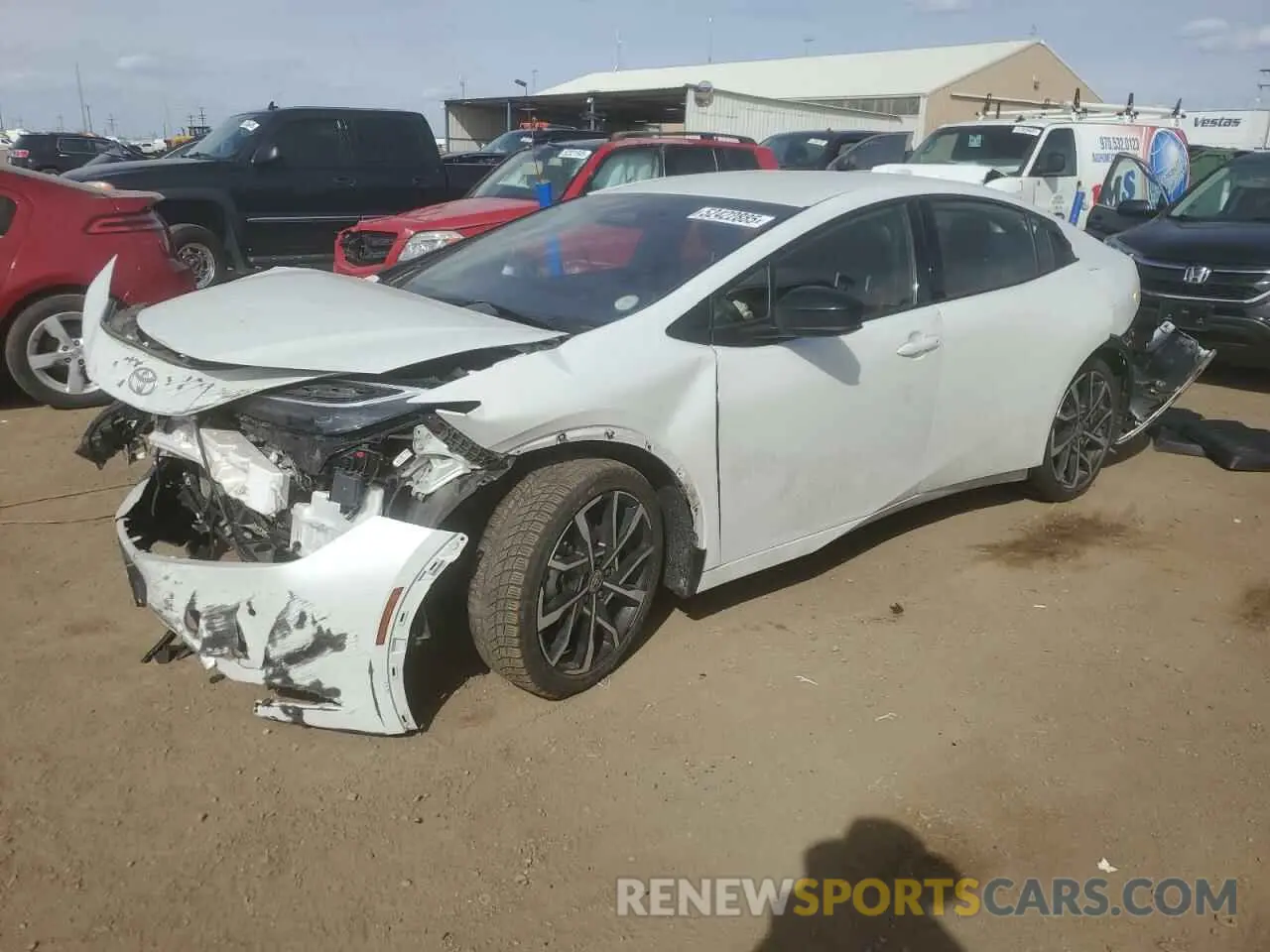 1 Photograph of a damaged car JTDACACU6P3006846 TOYOTA PRIUS 2023