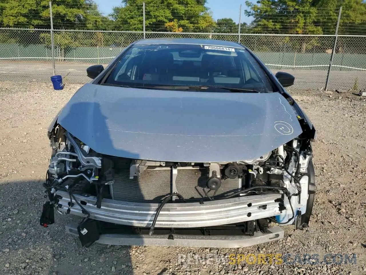 5 Фотография поврежденного автомобиля JTDACACU8P3002037 TOYOTA PRIUS 2023