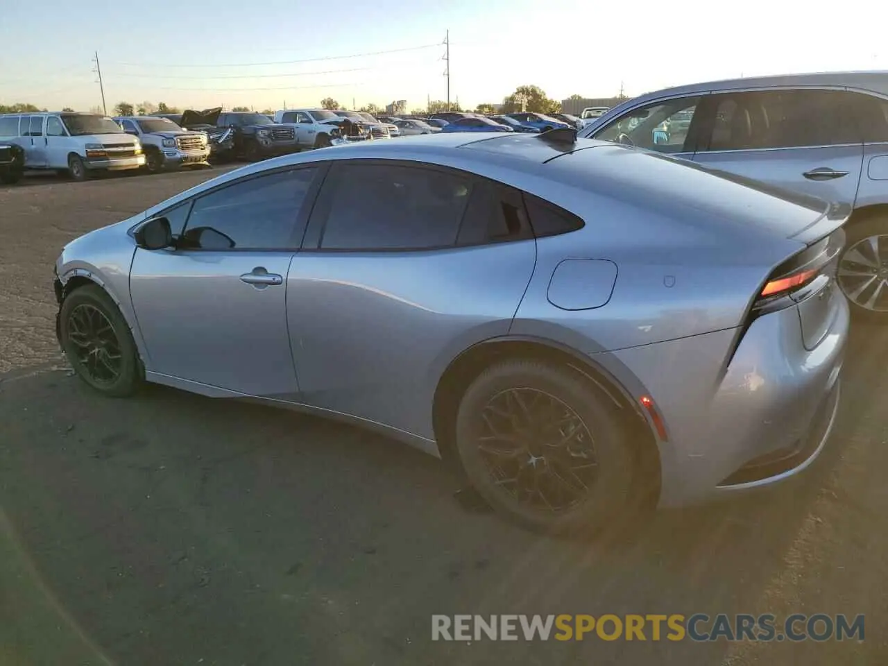 2 Photograph of a damaged car JTDACACU9P3008221 TOYOTA PRIUS 2023