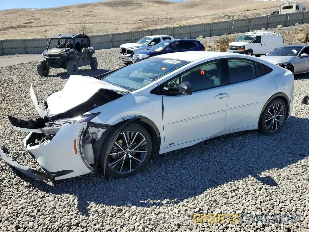 1 Фотография поврежденного автомобиля JTDADABU1P3000421 TOYOTA PRIUS 2023