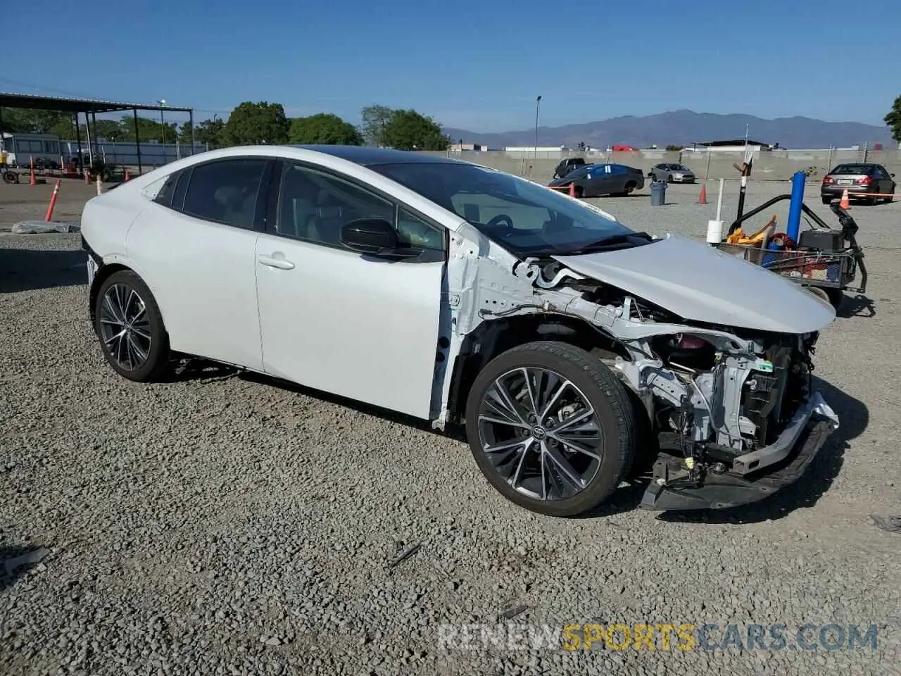 4 Photograph of a damaged car JTDACAAU0R3017203 TOYOTA PRIUS 2024