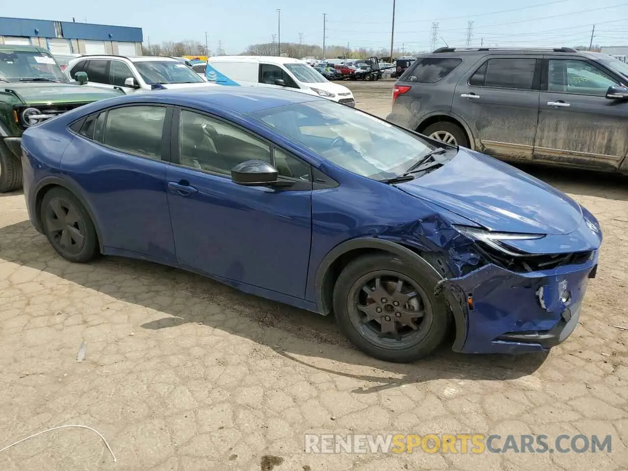 4 Photograph of a damaged car JTDACAAU2R3020880 TOYOTA PRIUS 2024