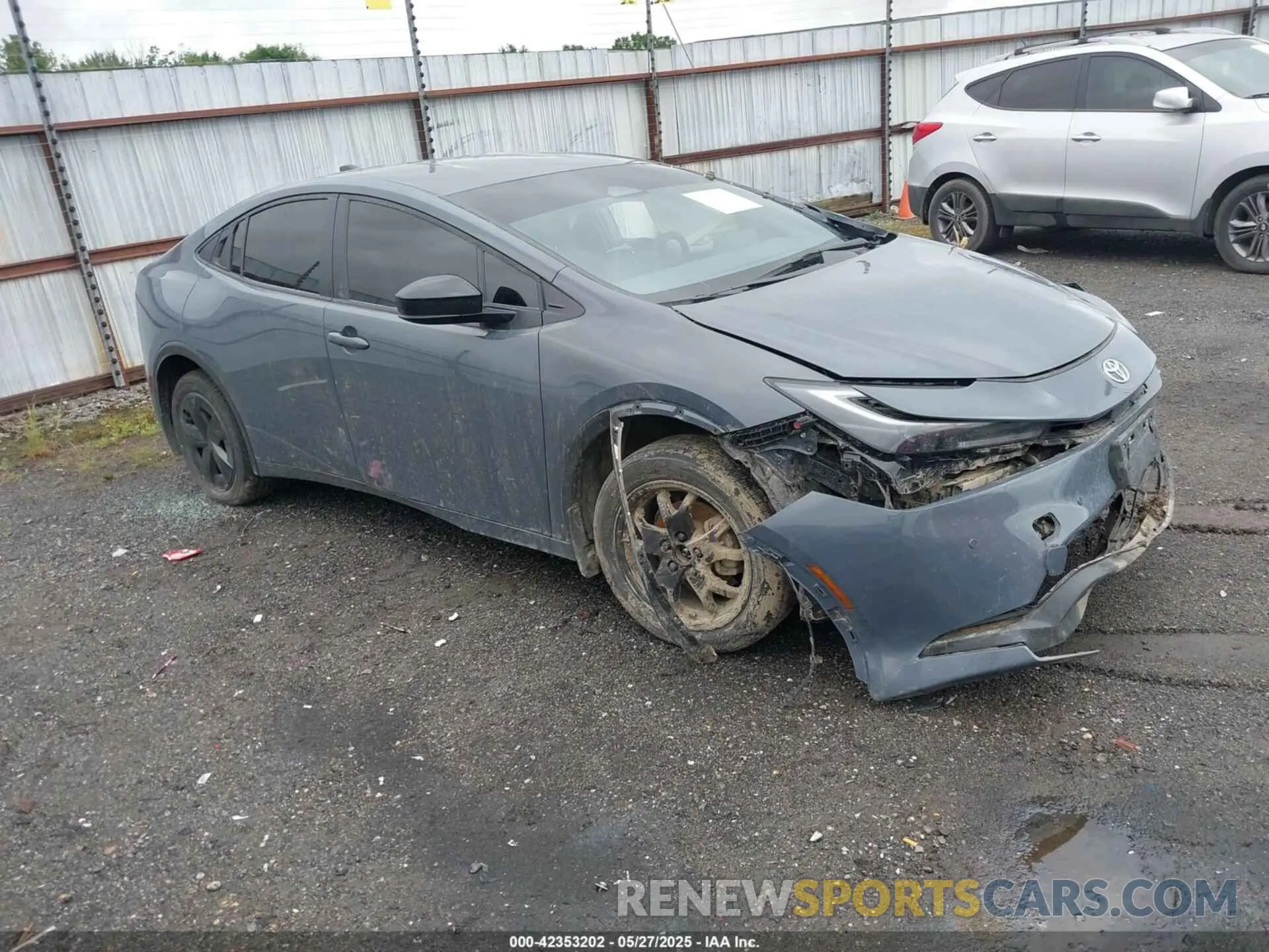 1 Photograph of a damaged car JTDACAAU2R3048503 TOYOTA PRIUS 2024