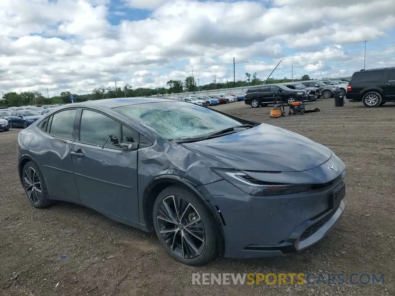 4 Фотография поврежденного автомобиля JTDACAAU4R3024042 TOYOTA PRIUS 2024