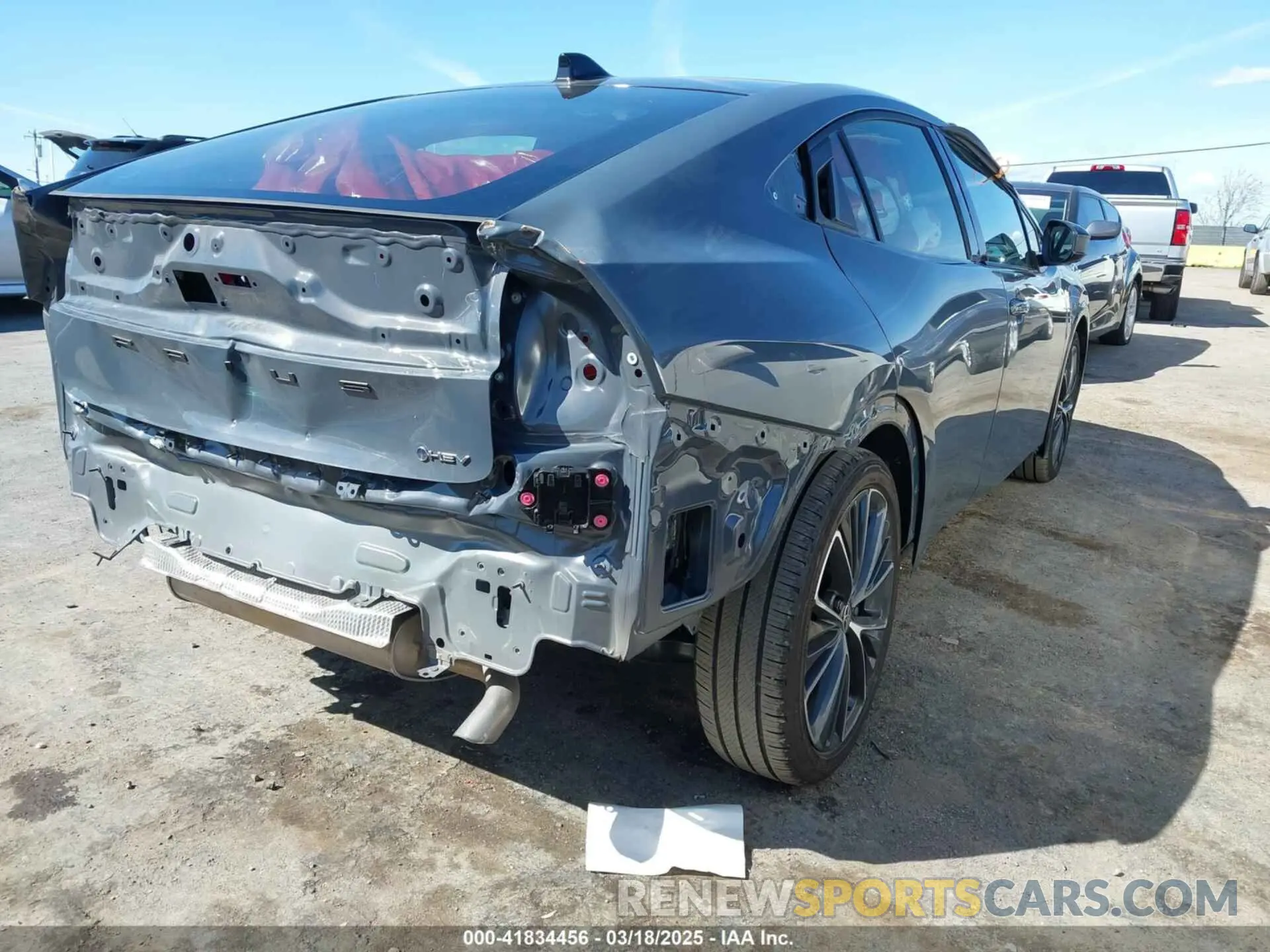 4 Photograph of a damaged car JTDACAAU4R3039009 TOYOTA PRIUS 2024