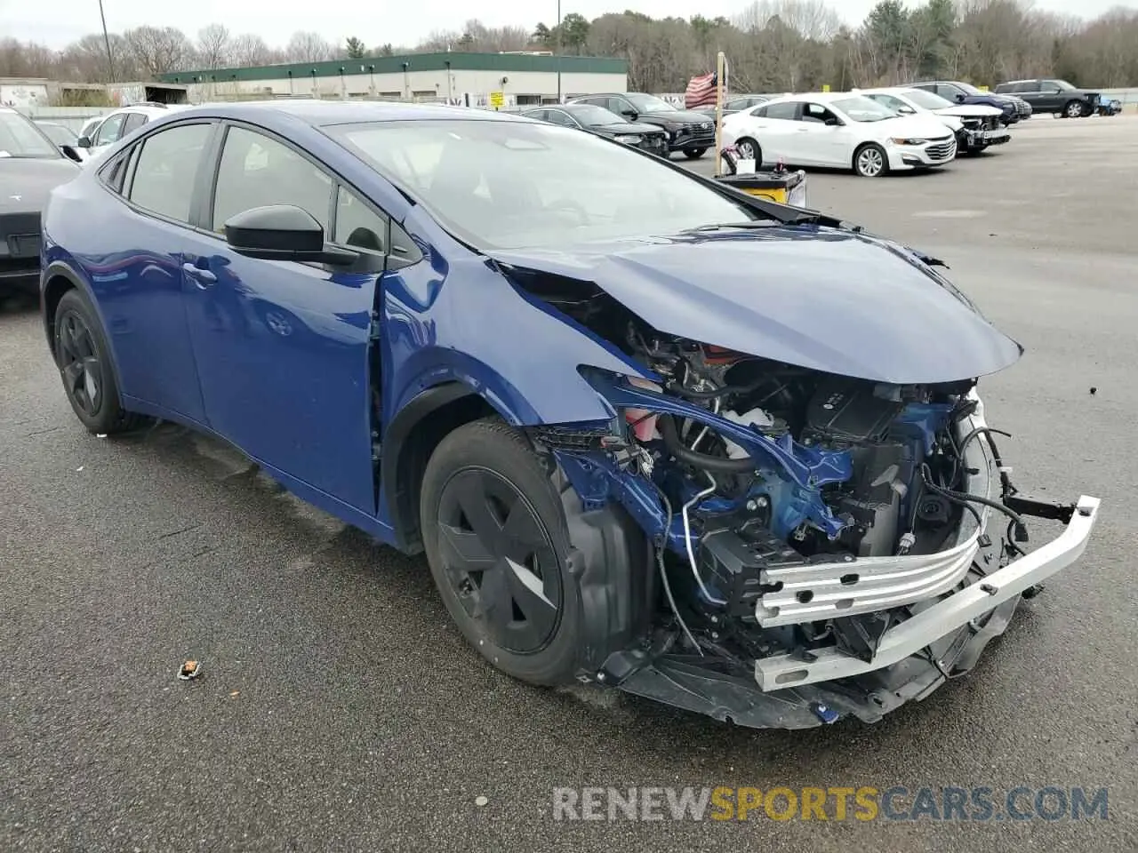 4 Фотография поврежденного автомобиля JTDACAAU5R3023496 TOYOTA PRIUS 2024