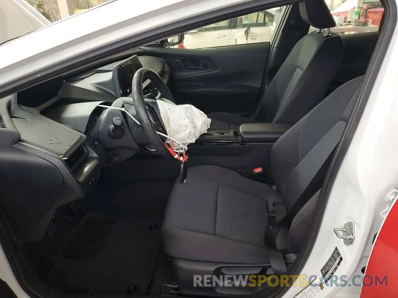 7 Photograph of a damaged car JTDACAAU5R3028617 TOYOTA PRIUS 2024