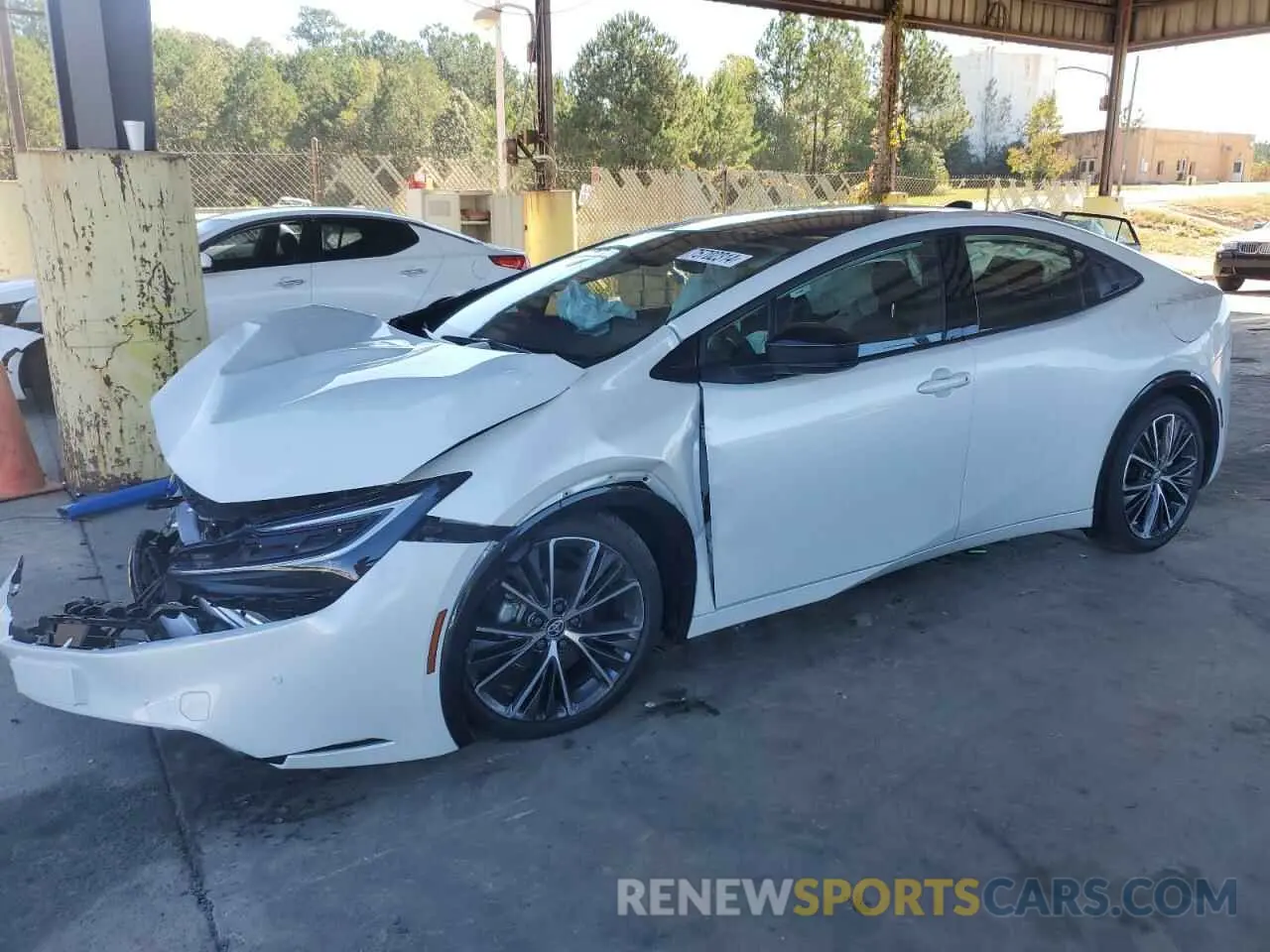 1 Photograph of a damaged car JTDACAAU5R3031114 TOYOTA PRIUS 2024