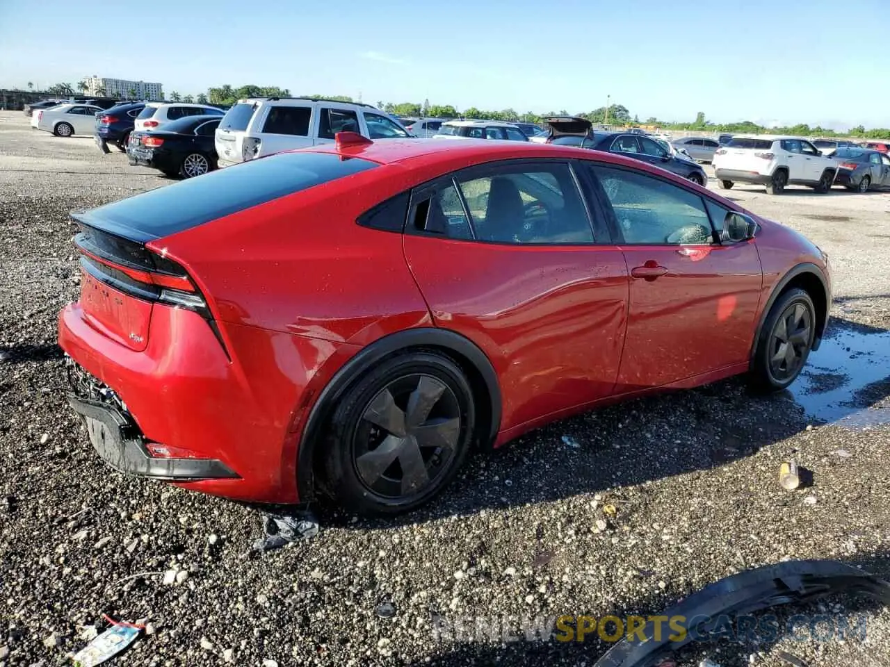 3 Photograph of a damaged car JTDACAAU7R3020227 TOYOTA PRIUS 2024