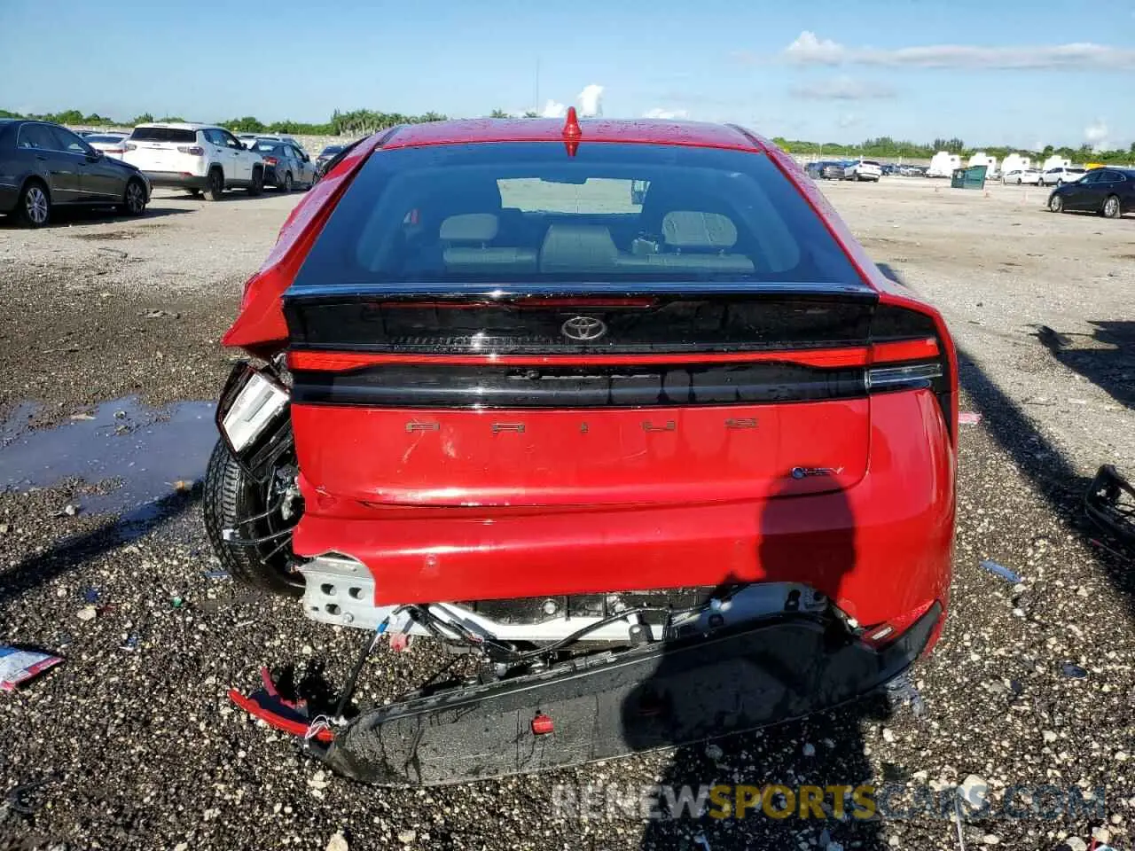 6 Photograph of a damaged car JTDACAAU7R3020227 TOYOTA PRIUS 2024