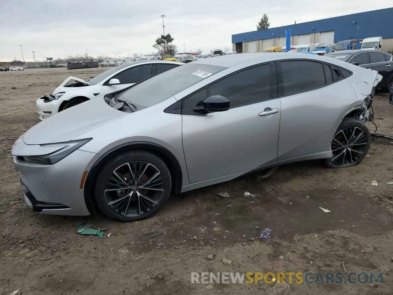 1 Photograph of a damaged car JTDACAAU7R3023953 TOYOTA PRIUS 2024