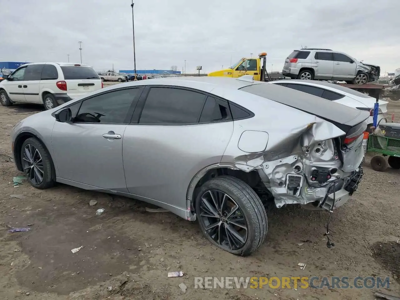 2 Photograph of a damaged car JTDACAAU7R3023953 TOYOTA PRIUS 2024