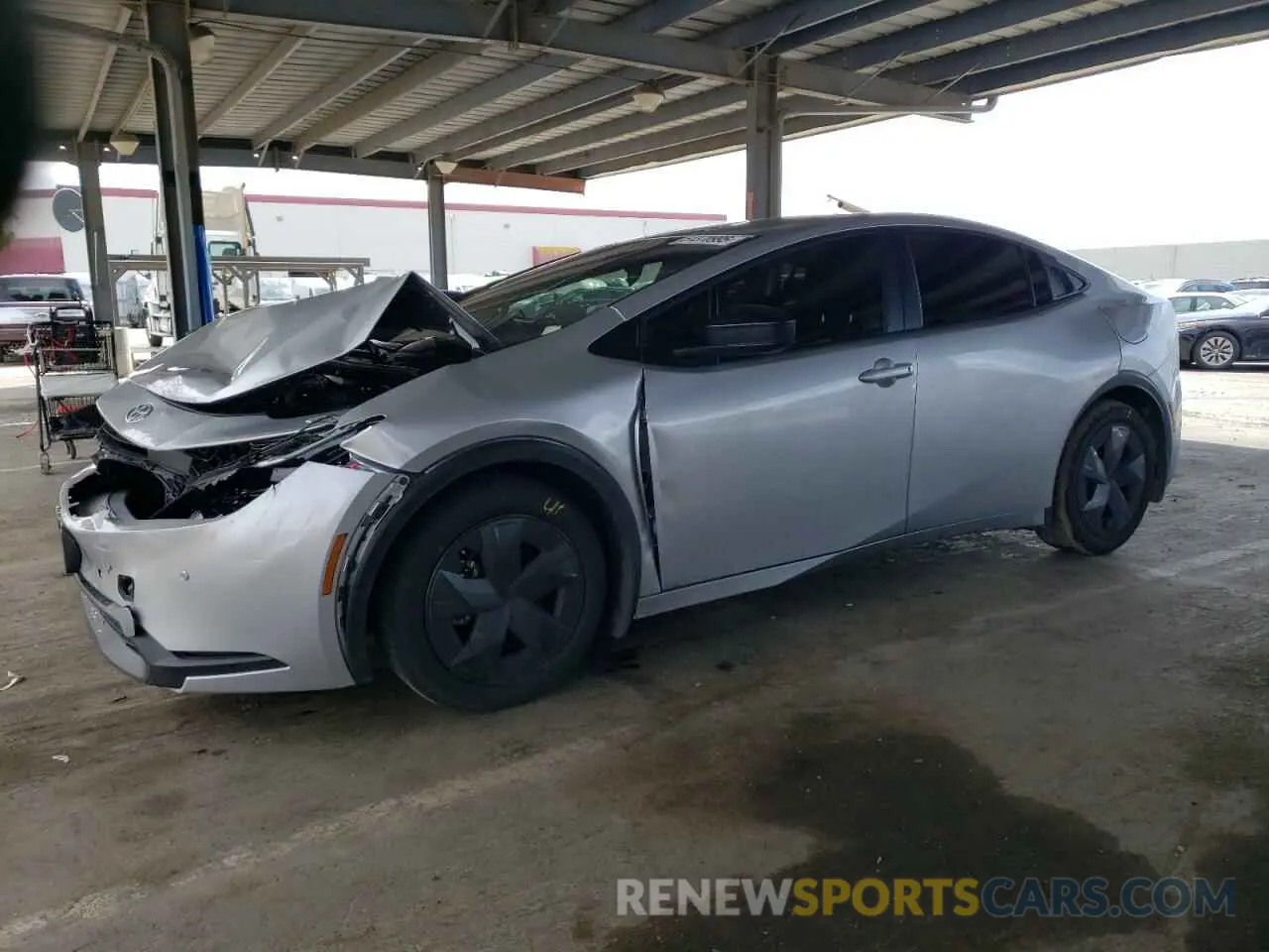 1 Photograph of a damaged car JTDACAAU7R3045936 TOYOTA PRIUS 2024