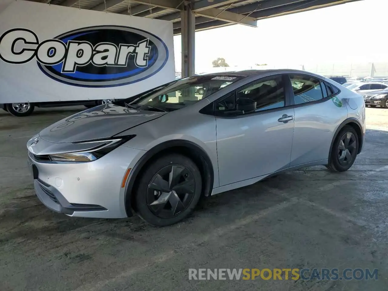 1 Photograph of a damaged car JTDACAAU8R3019538 TOYOTA PRIUS 2024