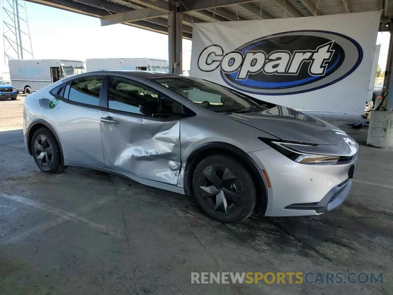 4 Photograph of a damaged car JTDACAAU8R3019538 TOYOTA PRIUS 2024