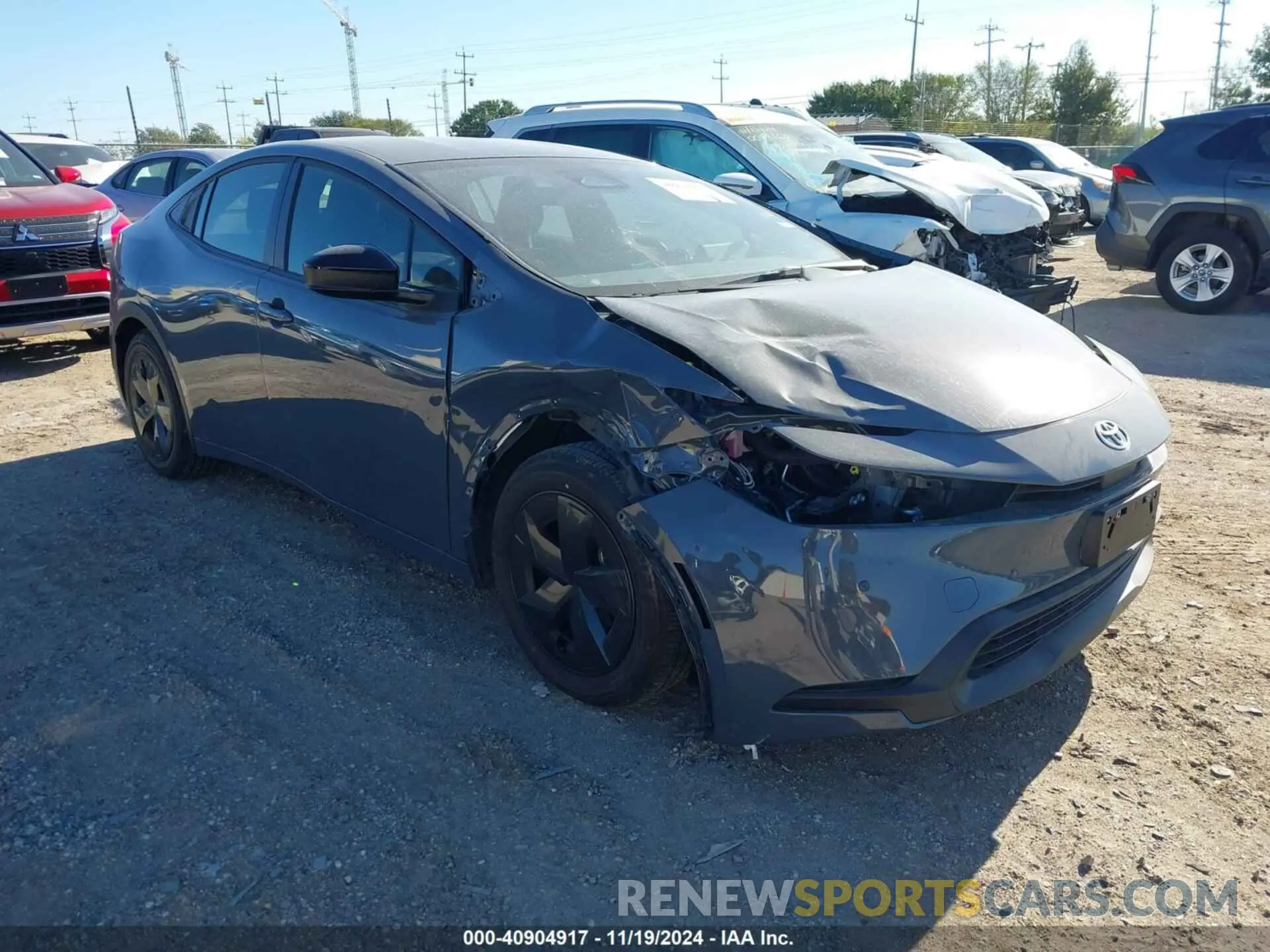 1 Photograph of a damaged car JTDACAAU8R3029048 TOYOTA PRIUS 2024