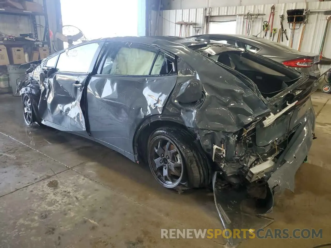 2 Photograph of a damaged car JTDACAAUXR3019878 TOYOTA PRIUS 2024