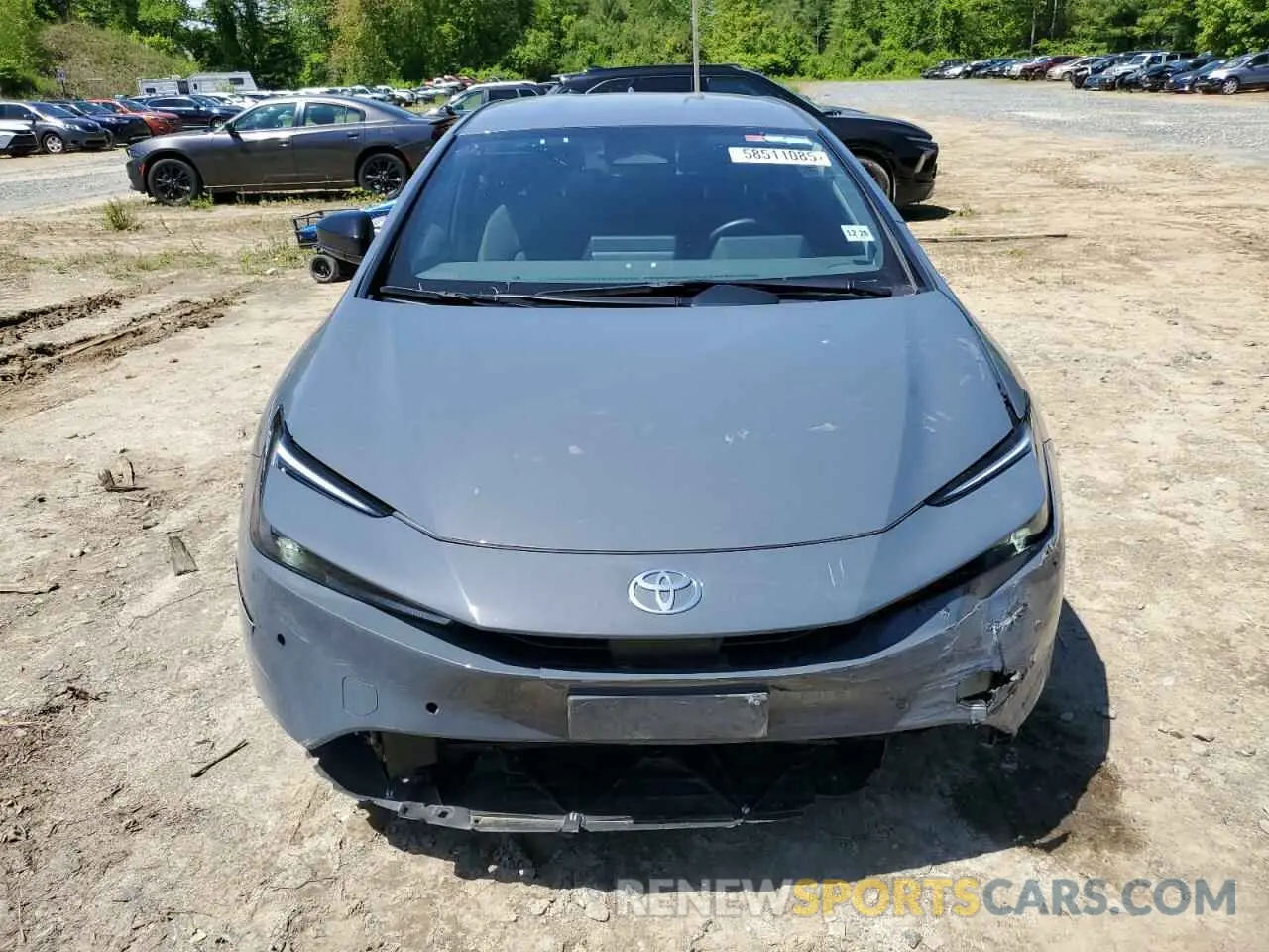 5 Фотография поврежденного автомобиля JTDACAAUXR3022408 TOYOTA PRIUS 2024