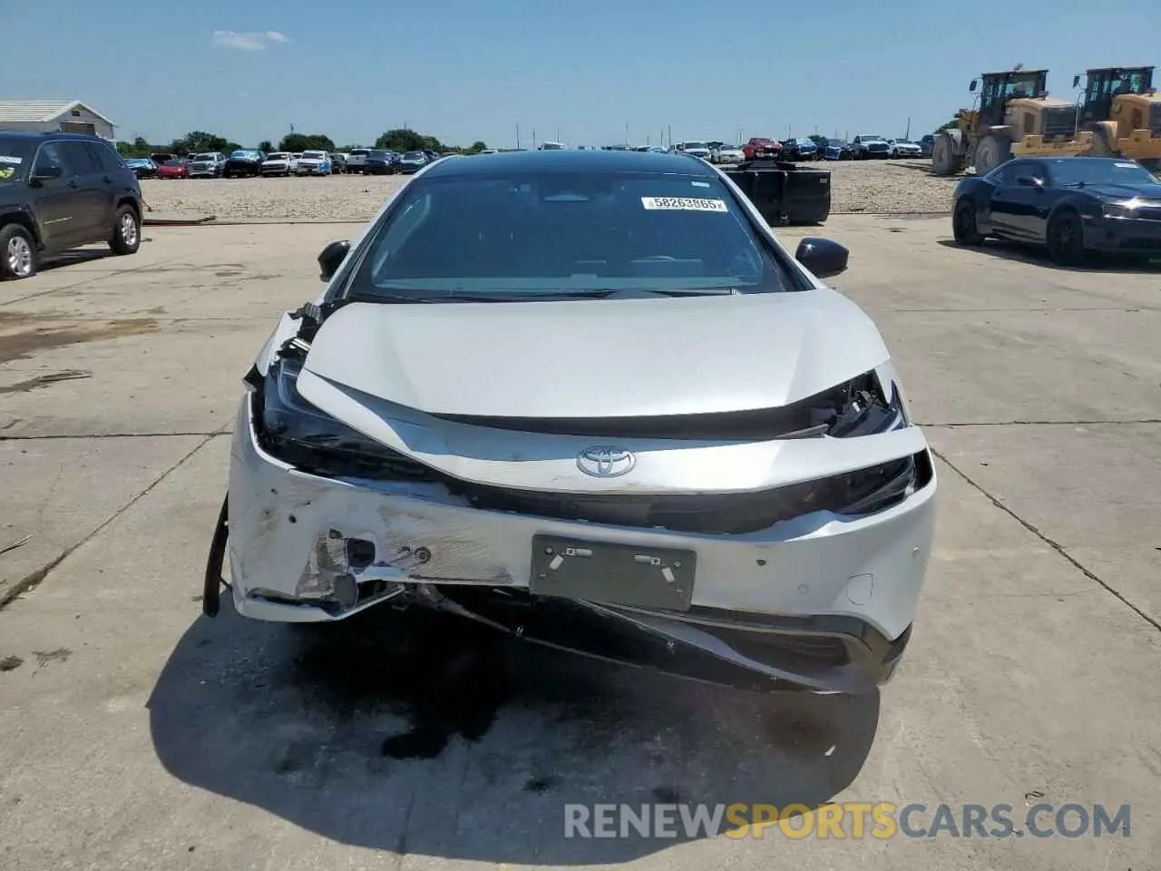 5 Photograph of a damaged car JTDACAAUXR3022411 TOYOTA PRIUS 2024