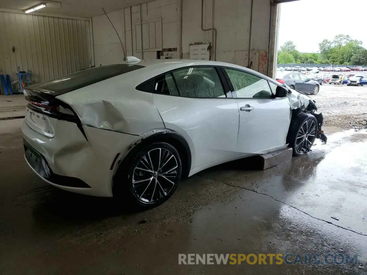 3 Photograph of a damaged car JTDACAAUXR3033375 TOYOTA PRIUS 2024
