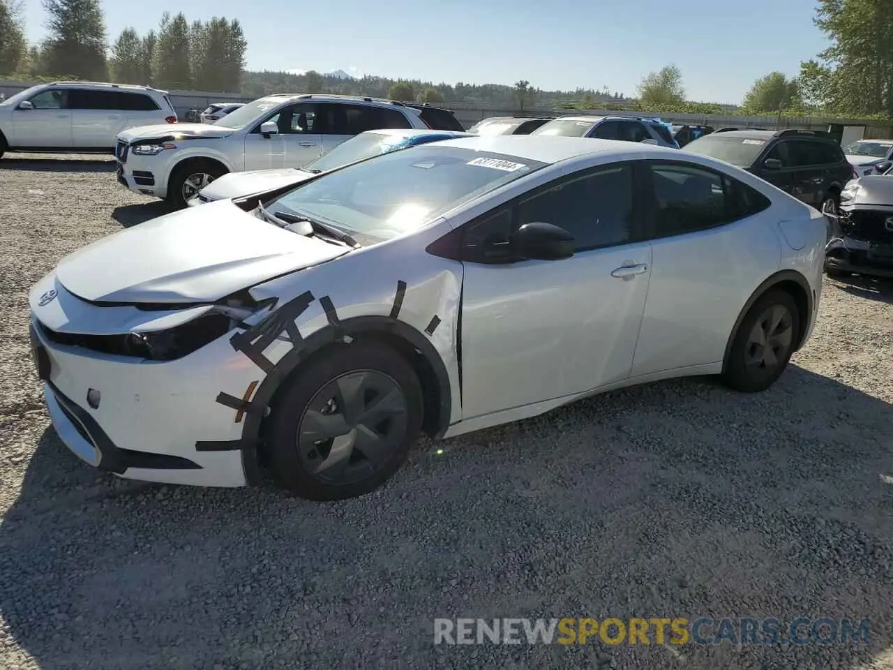 1 Photograph of a damaged car JTDACACU0R3011916 TOYOTA PRIUS 2024