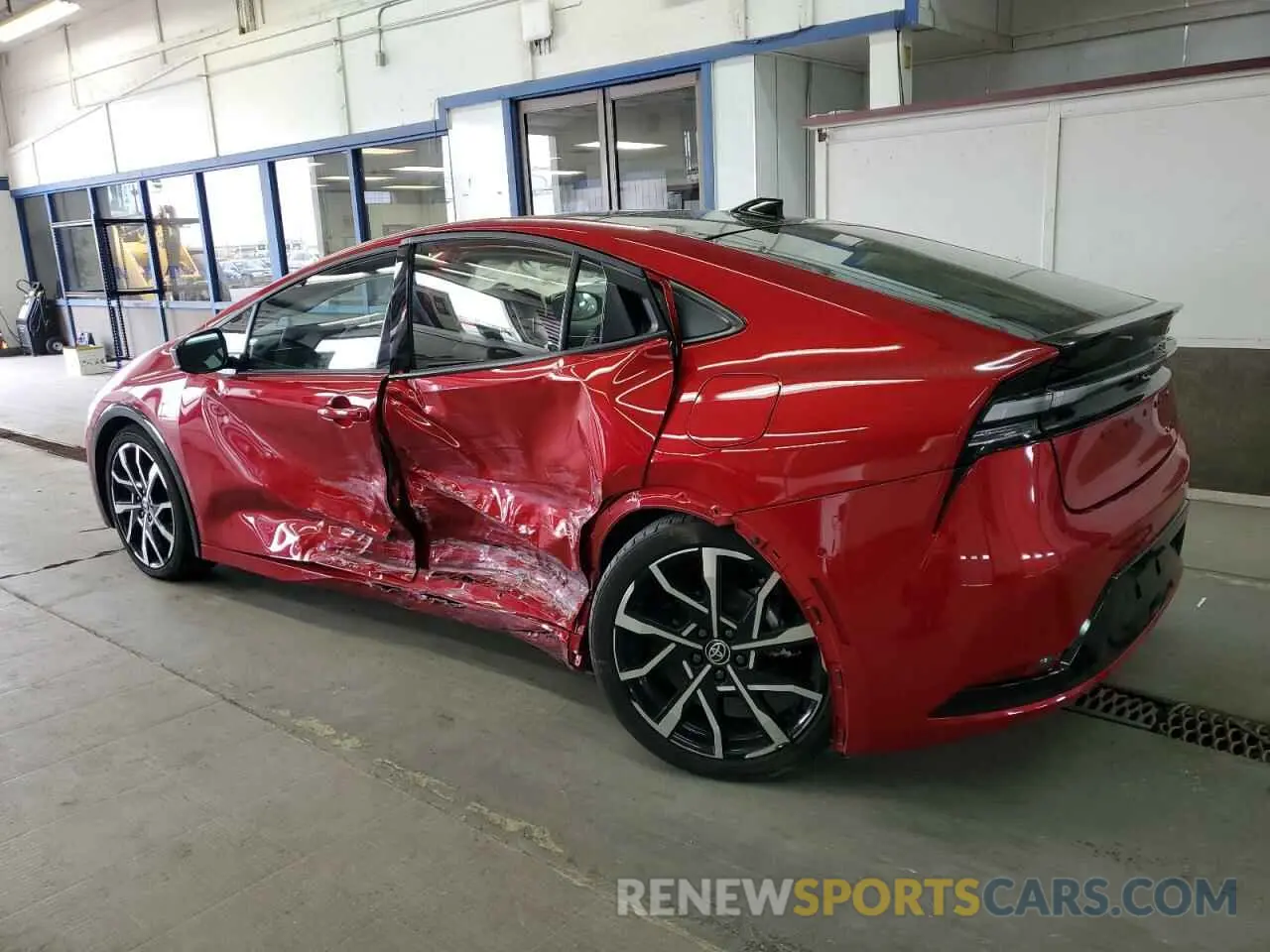 2 Photograph of a damaged car JTDACACU1R3020818 TOYOTA PRIUS 2024