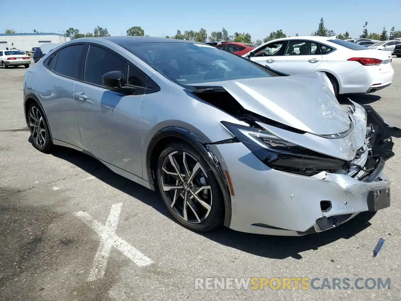 4 Photograph of a damaged car JTDACACU5R3017971 TOYOTA PRIUS 2024