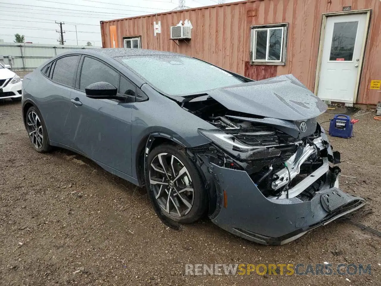 4 Photograph of a damaged car JTDACACU7R3018278 TOYOTA PRIUS 2024