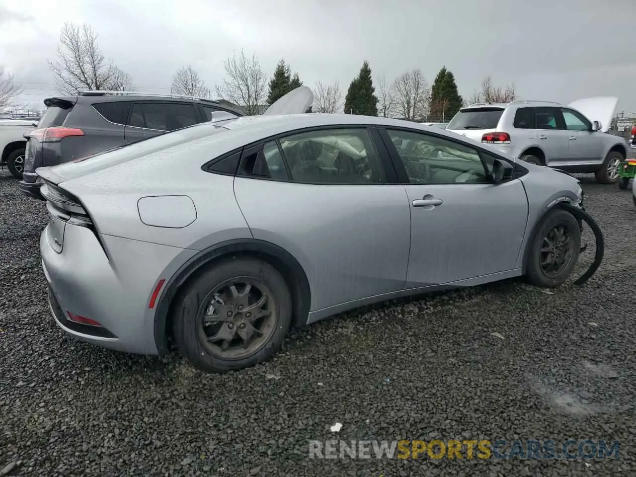 3 Фотография поврежденного автомобиля JTDACACU8R3020850 TOYOTA PRIUS 2024