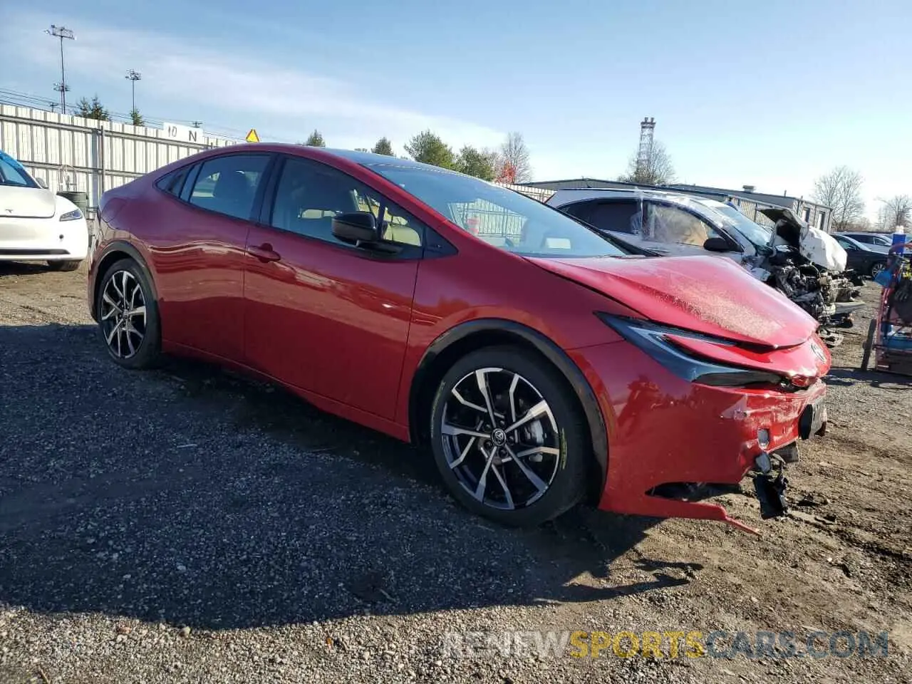 4 Photograph of a damaged car JTDACACU8R3024185 TOYOTA PRIUS 2024