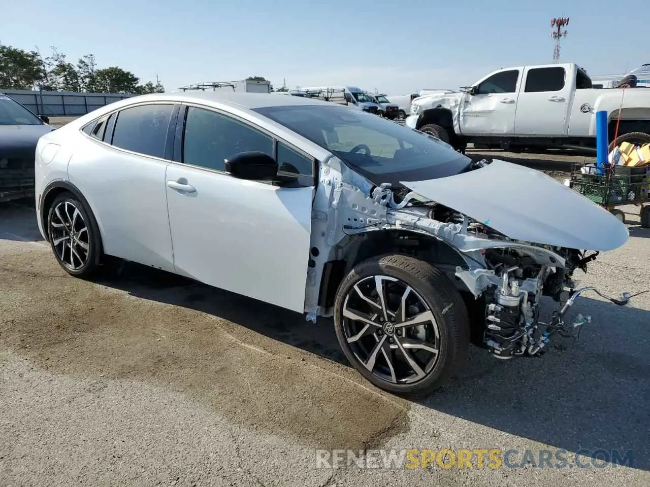 4 Photograph of a damaged car JTDACACU8R3025479 TOYOTA PRIUS 2024