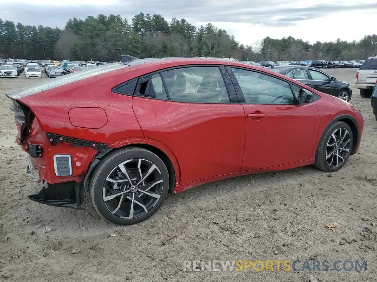 3 Photograph of a damaged car JTDACACUXR3015973 TOYOTA PRIUS 2024