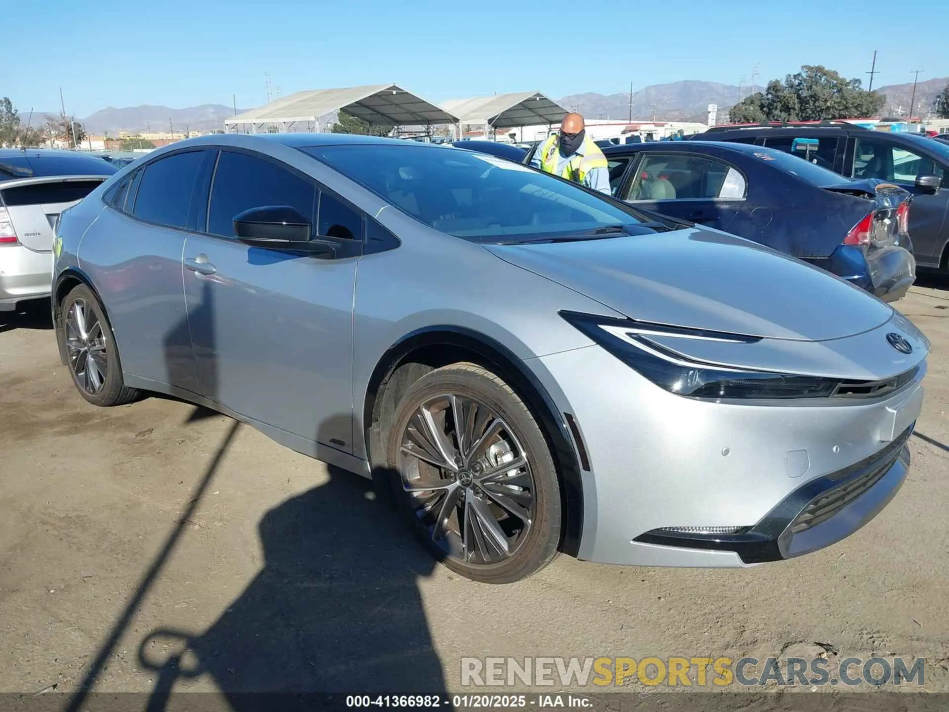 1 Photograph of a damaged car JTDADABU2R3015903 TOYOTA PRIUS 2024