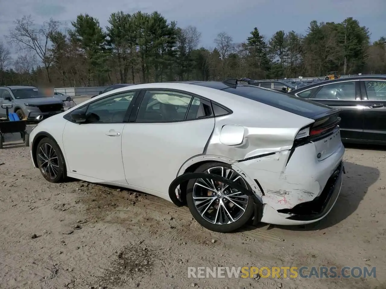 2 Photograph of a damaged car JTDADABU2R3020924 TOYOTA PRIUS 2024