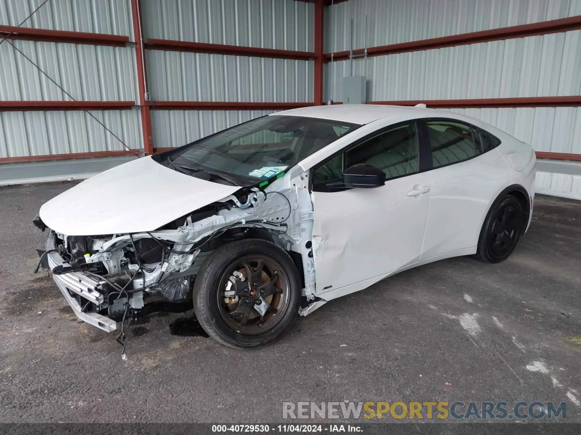2 Фотография поврежденного автомобиля JTDADABU5R3011599 TOYOTA PRIUS 2024