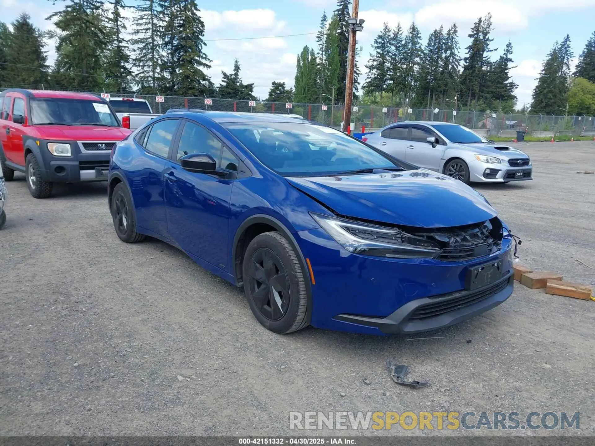 1 Фотография поврежденного автомобиля JTDADABU6R3014933 TOYOTA PRIUS 2024