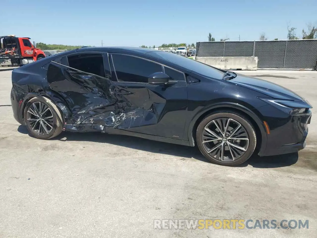 4 Photograph of a damaged car JTDADABU7R3013225 TOYOTA PRIUS 2024