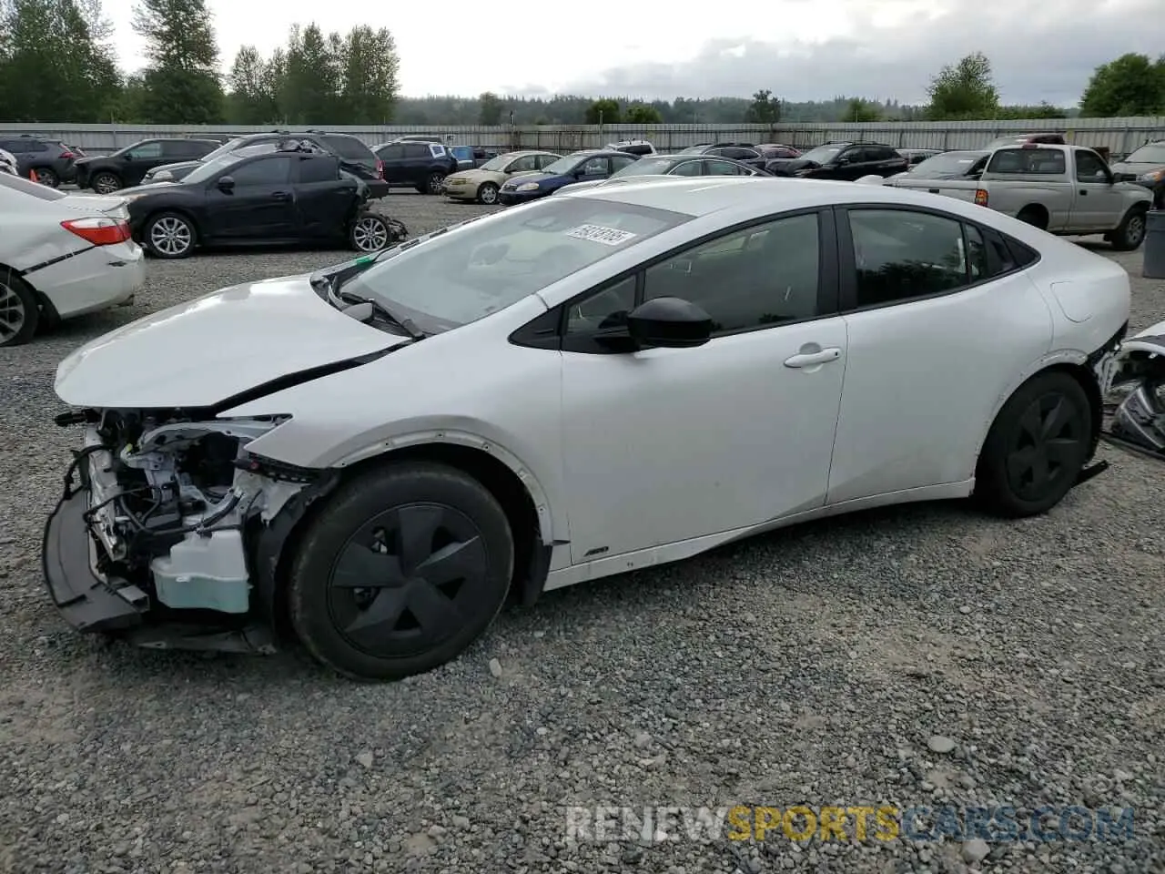 1 Photograph of a damaged car JTDADABU7R3018585 TOYOTA PRIUS 2024