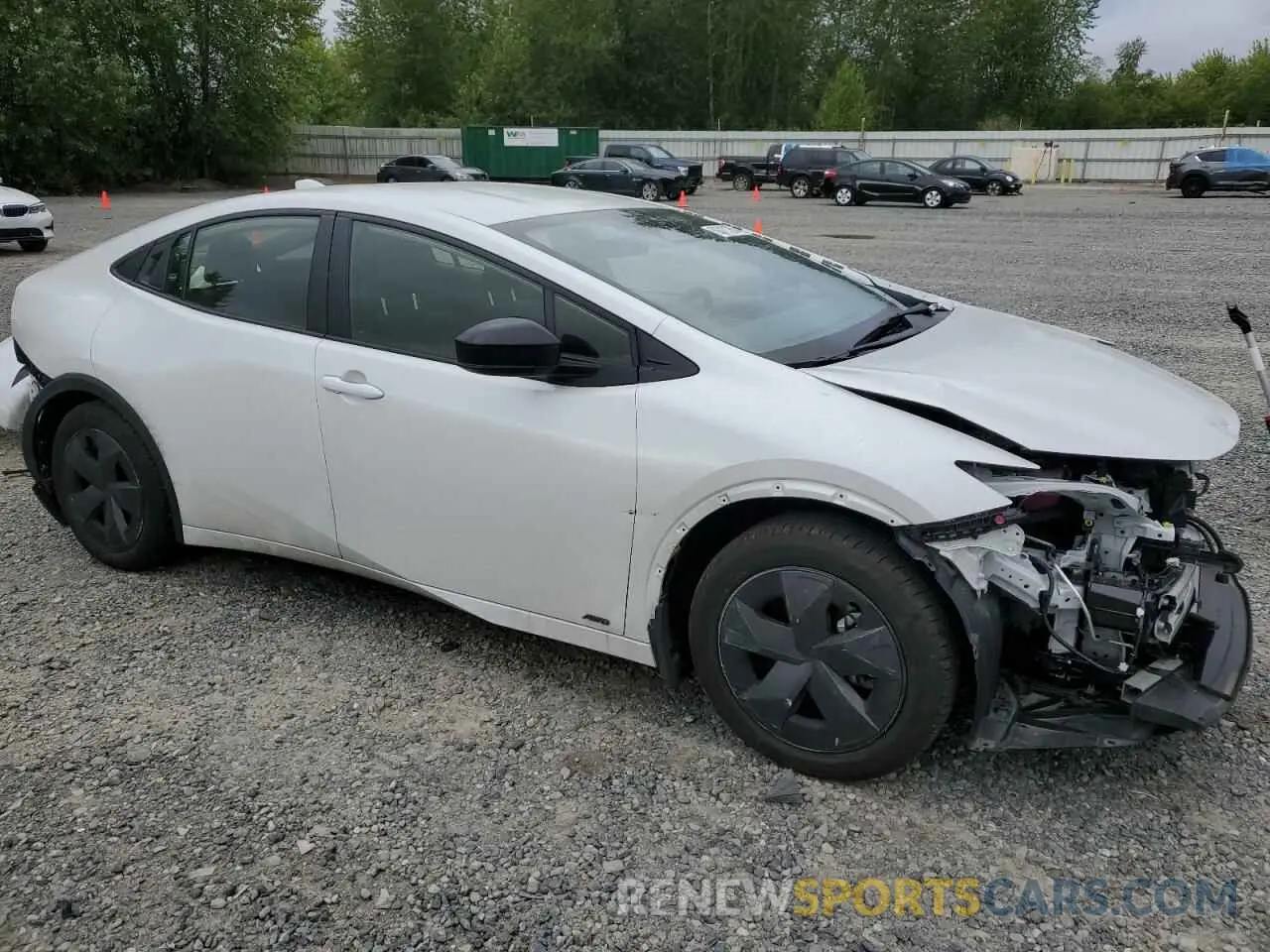 4 Photograph of a damaged car JTDADABU7R3018585 TOYOTA PRIUS 2024