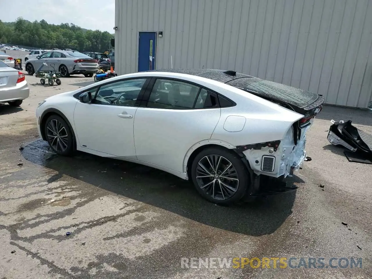 2 Photograph of a damaged car JTDADABU7R3018666 TOYOTA PRIUS 2024