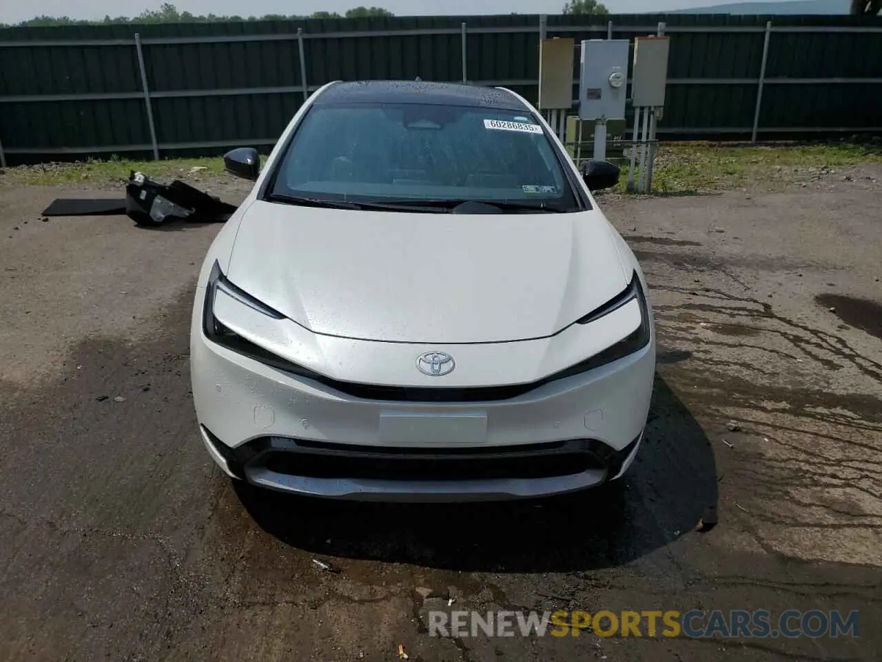 5 Photograph of a damaged car JTDADABU7R3018666 TOYOTA PRIUS 2024