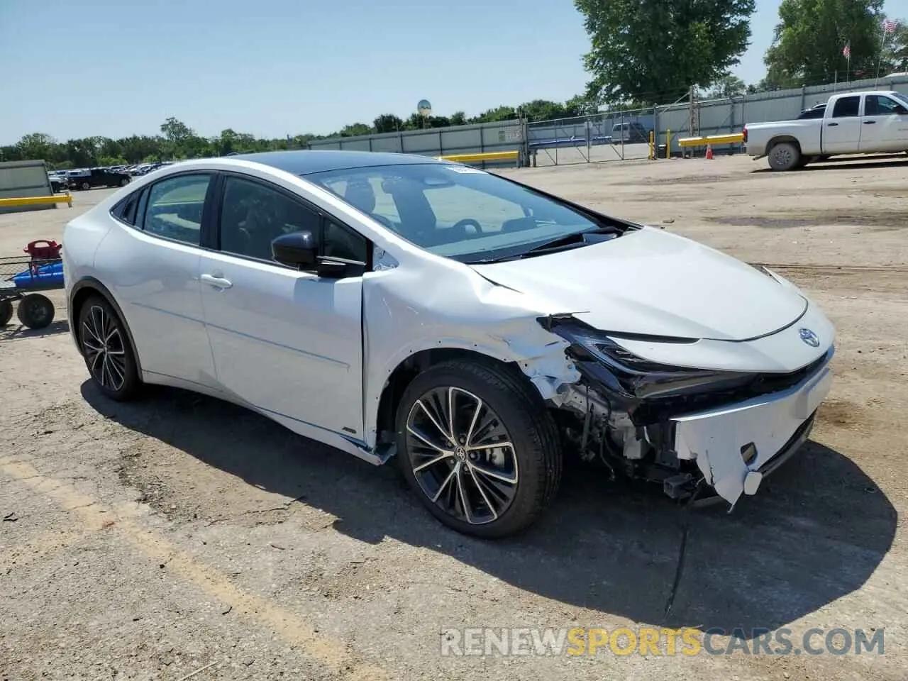4 Photograph of a damaged car JTDADABU9R3010438 TOYOTA PRIUS 2024